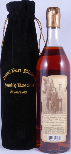 Pappy Van Winkles 1984 23 Years Single Barrel SB 2-78 for StraightBourbon.com Family Reserve Kentucky Straight Bourbon Whiskey 47,8%