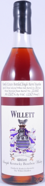 Willett 1992 16 Years Single Barrel No. 0469 Black Wax Sealed Family Estate Rare Release Kentucky Straight Bourbon Whiskey 73.5%