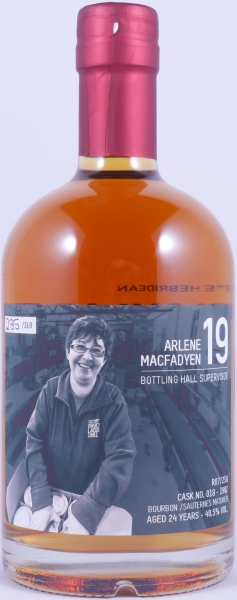 Bruichladdich 1992 24 Years Bourbon/Sauternes Cask R07/258 No. 018 The Laddie Crew Valinch 19 Arlene MacFayden Islay Single Malt Scotch Whisky 48.5%