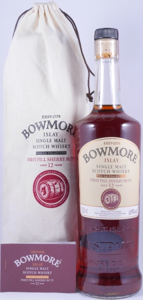 Bowmore 2002 12 Years 1st Fill Oloroso Sherry Butt Cask No. 2214 Feis Ile 2015 Limited Edition Islay Single Malt Scotch Whisky 59.6%