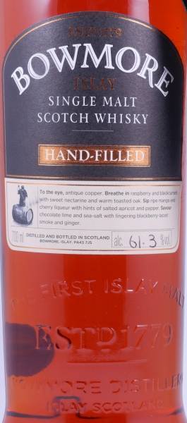 Bowmore 2006 10 Years First Fill Bordeaux Barrique Wine Cask No. 848 Islay Single Malt Scotch Whisky Cask Strength 61.3%
