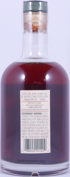 Buffalo Trace 1988 19 Years Chardonnay French Oak Barrel 2. Release Experimental Collection 2007 Bourbon Whiskey 45,0%