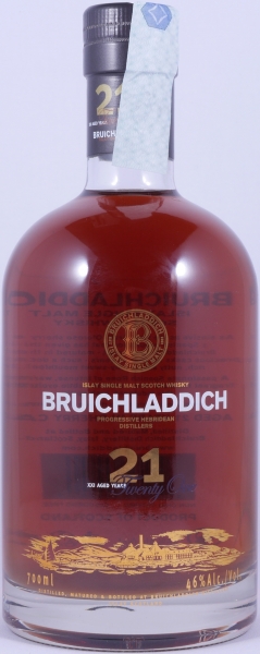 Bruichladdich 21 Years Oloroso Sherry Casks Limited Edition Release 2008 Islay Single Malt Scotch Whisky 46.0%