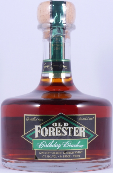 Old Forester Spring 1995 13 Years Bottled 2008 Birthday Edition 8th Release Kentucky Straight Bourbon Whiskey 47.0%