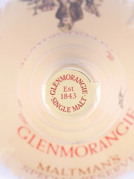 Glenmorangie 18 Years Maltmans Special Reserve Cream Pot Still Shaped Decanter Highland Single Malt Scotch Whisky 43.0%