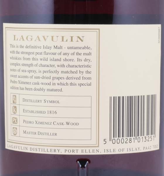 Lagavulin 1988 16 Years Distillers Edition 2004 Special Release lgv.4/492 Islay Single Malt Scotch Whisky 43,0% 1,0L