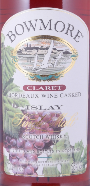 Bowmore Claret Bordeaux Wine Casked Limited Edition Islay Single Malt Scotch Whisky Cask Strength 56.0%