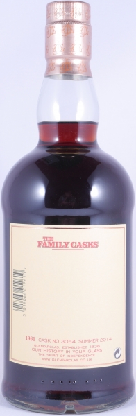 Glenfarclas 1961 53 Years The Family Casks First Fill Sherry Hogshead Cask No. 3054 Highland Single Malt Scotch Whisky 44,2%