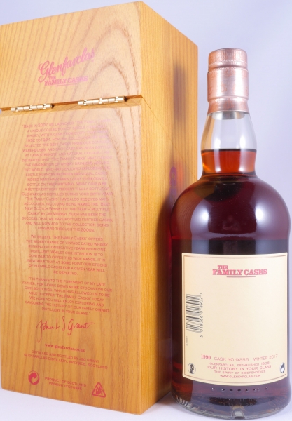 Glenfarclas 1990 27 Years The Family Casks 1st Fill Sherry Butt Cask No. 9255 Highland Single Malt Scotch Whisky 51.2%