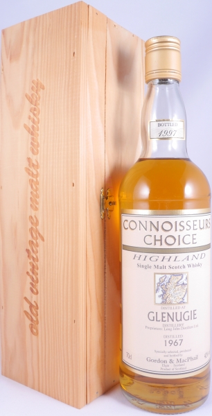 Glenugie 1967 30 Years Gordon and MacPhail Connoisseurs Choice Gold Screw Cap Highland Single Malt Scotch Whisky 40.0%