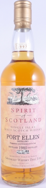 Port Ellen 1980 17 Years Gordon and MacPhail Spirit of Scotland Islay Single Malt Scotch Whisky 40.0%