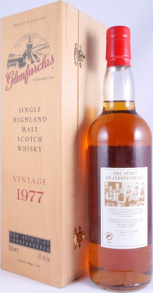 Glenfarclas 1977 24 Years Sherry Casks The Spirit of Independence Highland Single Malt Scotch Whisky 43,0%