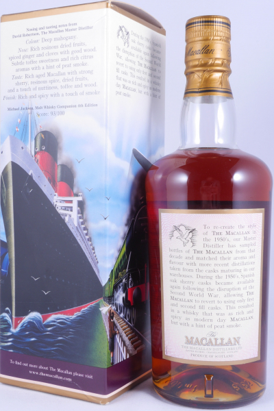 Buy Macallan Fifties 1950s Limited Travel Range Highland Single