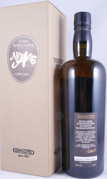 Samaroli No Age Very Limited Edition 2002 Pure Malt Blended Scotch Whisky 46,0%