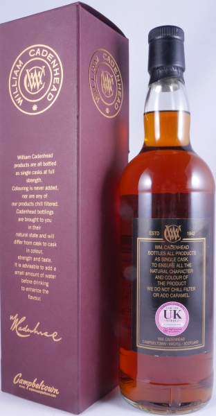 Longrow 2001 12 Years Sherry Cask Cadenhead Campbeltown Single Malt Scotch Whisky Cask Strength 53.1%